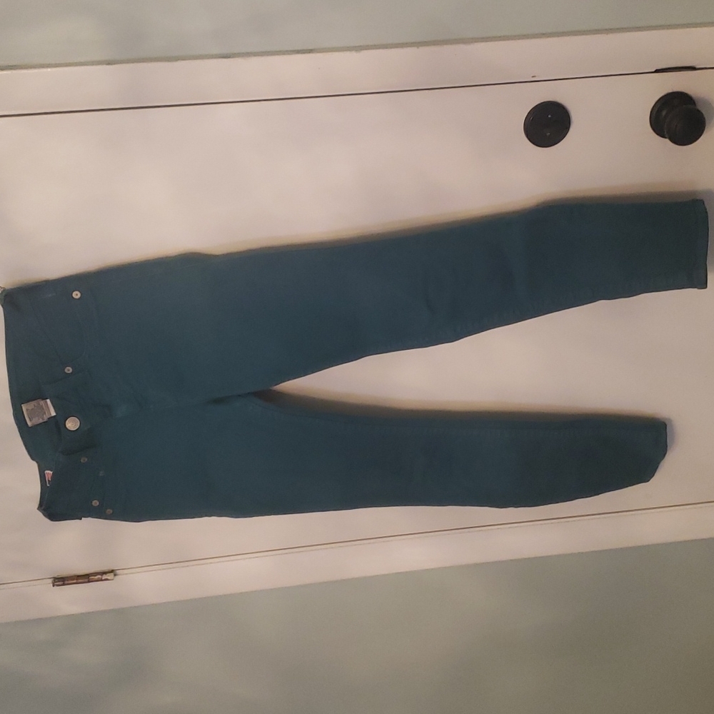 True religion teal jeans excellent condition